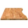 Tablero escritorio rectangular madera maciza roble marrón claro de , Tableros para mesas - Ref: Foro24-4009019, Precio: 89,06...