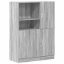 Set de muebles de cocina 2 pzas madera ingeniería gris sonoma de , Estantes y estanterías - Ref: Foro24-3324147, Precio: 196,...