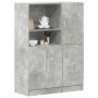 Set de muebles de cocina 2 pzas madera ingeniería gris hormigón de , Estantes y estanterías - Ref: Foro24-3324145, Precio: 18...