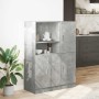 Set de muebles de cocina 2 pzas madera ingeniería gris hormigón de , Estantes y estanterías - Ref: Foro24-3324145, Precio: 18...