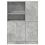 Set de muebles de cocina 2 pzas madera ingeniería gris hormigón de , Estantes y estanterías - Ref: Foro24-3324145, Precio: 18...