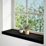 Alféizares de ventana 2 uds madera maciza roble marrón oscuro de , Alfombrillas para escalones - Ref: Foro24-4009183, Precio:...