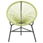Silla redonda Acapulco ratán sintético verde de vidaXL, Sillas de jardín - Ref: Foro24-313141, Precio: 79,29 €, Descuento: %