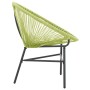 Silla redonda Acapulco ratán sintético verde de vidaXL, Sillas de jardín - Ref: Foro24-313141, Precio: 79,29 €, Descuento: %