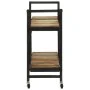 Carrito de cocina de madera maciza reciclada 87x36x81 cm de , Carros de cocina y comedor - Ref: Foro24-321711, Precio: 132,45...