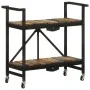 Carrito de cocina de madera maciza reciclada 87x36x81 cm de , Carros de cocina y comedor - Ref: Foro24-321711, Precio: 132,45...
