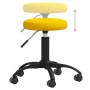 Silla de oficina giratoria de terciopelo amarillo mostaza de , Sillas de oficina - Ref: Foro24-333181, Precio: 45,52 €, Descu...