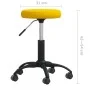 Silla de oficina giratoria de terciopelo amarillo mostaza de , Sillas de oficina - Ref: Foro24-333181, Precio: 44,84 €, Descu...