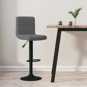 Taburete de cocina de terciopelo gris oscuro by , Kitchen stools - Ref: Foro24-334295, Price: 73,30 €, Discount: %