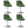 Sillas de comedor giratorias 4 uds terciopelo verde oscuro de , Sillas de comedor - Ref: Foro24-3088761, Precio: 225,64 €, De...