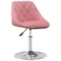 Sillas de comedor giratorias 4 unidades de terciopelo rosa de , Sillas de comedor - Ref: Foro24-3088763, Precio: 214,39 €, De...