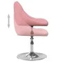 Sillas de comedor giratorias 4 unidades de terciopelo rosa de , Sillas de comedor - Ref: Foro24-3088763, Precio: 214,39 €, De...