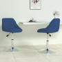 Sillas de comedor giratorias 2 uds terciopelo azul de , Sillas de comedor - Ref: Foro24-335287, Precio: 123,41 €, Descuento: %