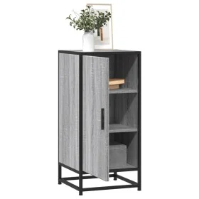 Aparador madera ingeniería y metal gris Sonoma 35,5x35x76 cm de , Aparadores - Ref: Foro24-848942, Precio: 57,95 €, Descuento: %