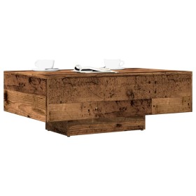 Mesa de centro madera ingeniería madera envejecida 85x55x31 cm de , Mesas de centro - Ref: Foro24-856402, Precio: 68,76 €, De...