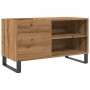 Mueble discos madera de ingeniería roble artisan 84,5x38x48 cm de , Armarios y almacenamiento - Ref: Foro24-857245, Precio: 7...