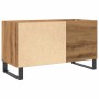 Mueble discos madera de ingeniería roble artisan 84,5x38x48 cm de , Armarios y almacenamiento - Ref: Foro24-857245, Precio: 7...