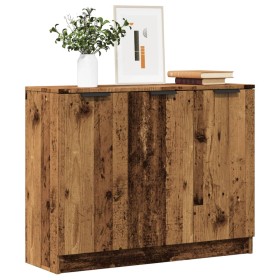 Aparador de madera de ingeniería envejecida 90,5x30x70 cm de , Aparadores - Ref: Foro24-856842, Precio: 90,46 €, Descuento: %