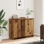 Aparador de madera de ingeniería envejecida 90,5x30x70 cm de , Aparadores - Ref: Foro24-856842, Precio: 90,46 €, Descuento: %