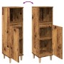 Armario de baño madera de ingeniería envejecida 30x30x100 cm de , Muebles de baño - Ref: Foro24-857108, Precio: 55,89 €, Desc...