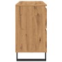 Mueble de lavabo madera de ingeniería roble artisan 80x33x60 cm de , Muebles de baño - Ref: Foro24-857239, Precio: 121,38 €, ...