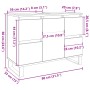 Mueble de lavabo madera de ingeniería roble artisan 80x33x60 cm de , Muebles de baño - Ref: Foro24-857239, Precio: 121,38 €, ...