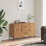 Aparador de madera de ingeniería roble artisan 100x36x60 cm de , Aparadores - Ref: Foro24-857321, Precio: 113,03 €, Descuento: %