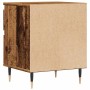 Mesita de noche madera ingeniería madera envejecida 40x35x50 cm de , Mesitas de noche - Ref: Foro24-857396, Precio: 47,30 €, ...