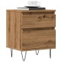 Mesitas de noche 2 uds madera roble artisian 40x35x50 cm de , Mesitas de noche - Ref: Foro24-857419, Precio: 95,32 €, Descuen...