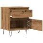 Mesitas de noche 2 uds madera roble artisian 40x35x50 cm de , Mesitas de noche - Ref: Foro24-857419, Precio: 93,61 €, Descuen...