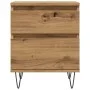 Mesitas de noche 2 uds madera roble artisian 40x35x50 cm de , Mesitas de noche - Ref: Foro24-857419, Precio: 93,61 €, Descuen...