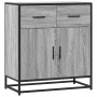 Aparador madera ingeniería y metal gris Sonoma 68x35x76 cm de , Aparadores - Ref: Foro24-848982, Precio: 88,52 €, Descuento: %