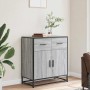 Aparador madera ingeniería y metal gris Sonoma 68x35x76 cm de , Aparadores - Ref: Foro24-848982, Precio: 83,54 €, Descuento: %