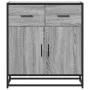 Aparador madera ingeniería y metal gris Sonoma 68x35x76 cm de , Aparadores - Ref: Foro24-848982, Precio: 88,52 €, Descuento: %