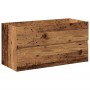 Mueble con lavabo integrado madera envejecida 91x39,5x49 cm de , Tocadores de baño - Ref: Foro24-3328925, Precio: 241,02 €, D...