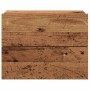 Mesita de noche de pared madera envejecida 40x32x30 cm de , Mesitas de noche - Ref: Foro24-855944, Precio: 37,86 €, Descuento: %