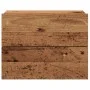 Mesita de noche de pared madera envejecida 40x32x30 cm de , Mesitas de noche - Ref: Foro24-855944, Precio: 37,33 €, Descuento: %