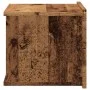 Mesita de noche de pared madera envejecida 40x32x30 cm de , Mesitas de noche - Ref: Foro24-855944, Precio: 37,33 €, Descuento: %