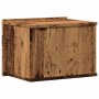 Mesita de noche de pared madera envejecida 40x32x30 cm de , Mesitas de noche - Ref: Foro24-855944, Precio: 37,86 €, Descuento: %