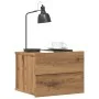 Mesita de noche de pared color roble artisan 40x32x30 cm by , Nightstands - Ref: Foro24-855946, Price: 51,95 €, Discount: %