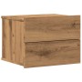 Mesita de noche de pared color roble artisan 40x32x30 cm de , Mesitas de noche - Ref: Foro24-855946, Precio: 55,68 €, Descuen...