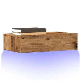 Muebles TV con luces LED 2 uds madera envejecida 60x35x15,5 cm de , Muebles TV - Ref: Foro24-856344, Precio: 61,99 €, Descuen...