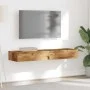 Muebles TV con luces LED 2 uds madera envejecida 60x35x15,5 cm de , Muebles TV - Ref: Foro24-856344, Precio: 61,99 €, Descuen...