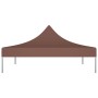 Techo de carpa para celebraciones marrón 3x3 m 270 g/m² de vidaXL, Cubiertas para carpas y cenadores - Ref: Foro24-315323, Pr...