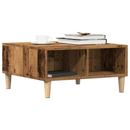 Mesa de centro madera de ingeniería envejecida 60x60x30 cm de , Mesas de centro - Ref: Foro24-856440, Precio: 47,71 €, Descue...