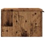 Mesita de noche de pared madera envejecida 34x30x20 cm de , Mesitas de noche - Ref: Foro24-856979, Precio: 30,70 €, Descuento: %