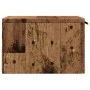 Mesita de noche de pared madera envejecida 34x30x20 cm de , Mesitas de noche - Ref: Foro24-856979, Precio: 30,21 €, Descuento: %