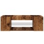 Mueble TV luces LED madera ingeniería envejecida 90x39x30 cm de , Muebles TV - Ref: Foro24-856325, Precio: 54,95 €, Descuento: %