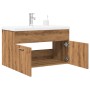 Juego de muebles baño 2 piezas madera ingeniería roble artisan de , Muebles de baño - Ref: Foro24-3328584, Precio: 199,43 €, ...