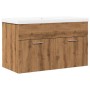 Juego de muebles baño 2 piezas madera ingeniería roble artisan de , Muebles de baño - Ref: Foro24-3328584, Precio: 199,43 €, ...